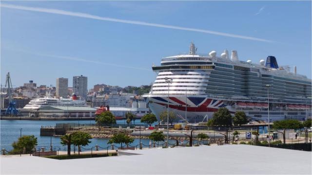 Imagen de archivo de un crucero en A Coruña