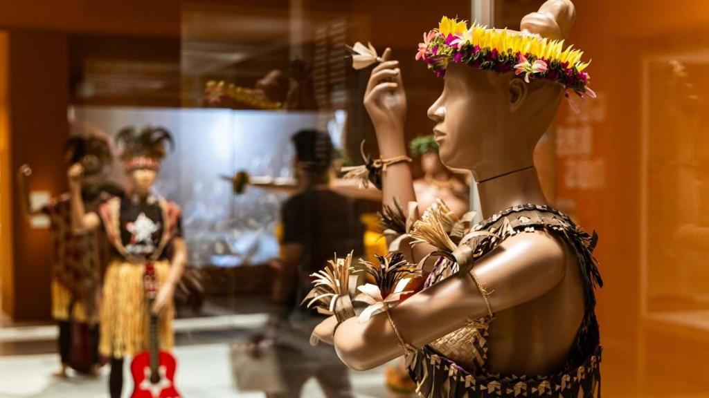 Vista de la exposición 'Voces del Pacífico'. Foto: CaixaForum