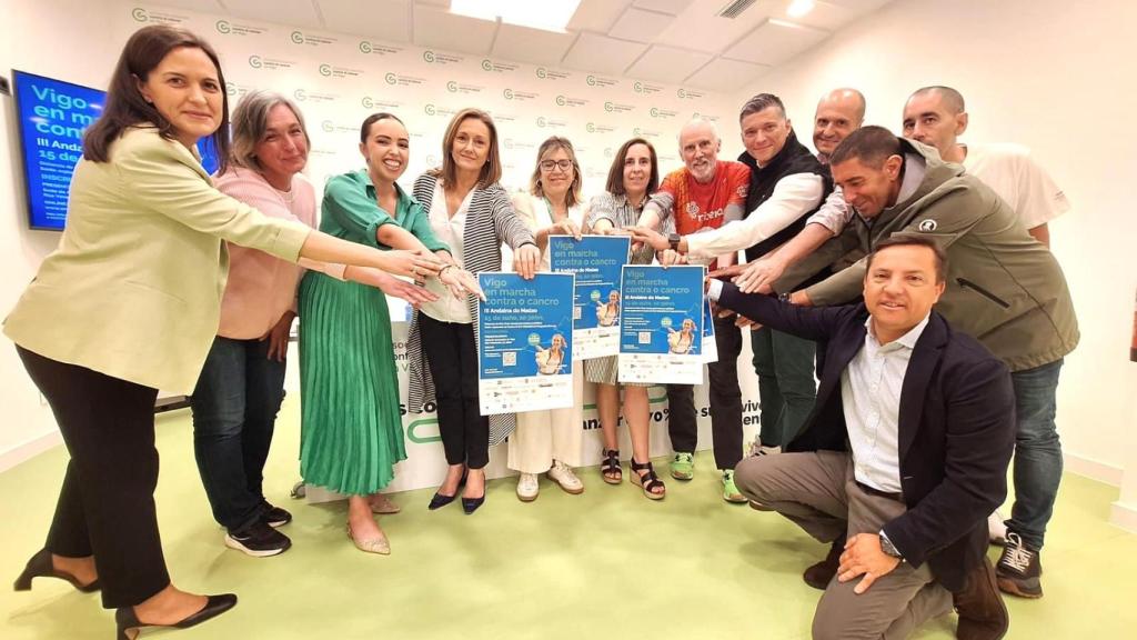 Vigo camina por la investigación contra el cáncer con la tercera edición de la Andaina do Maúxo