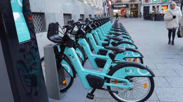 Parada de Bizi en Zaragoza.