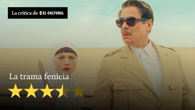 Mia Threapleton y Benicio del Toro en 'La trama fenicia'