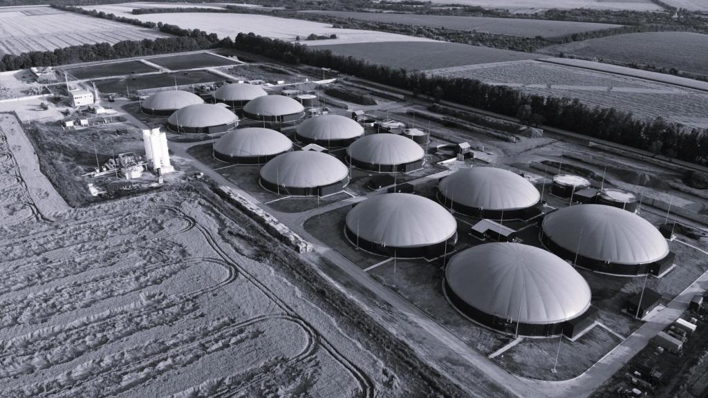 Una instalación de biometano.