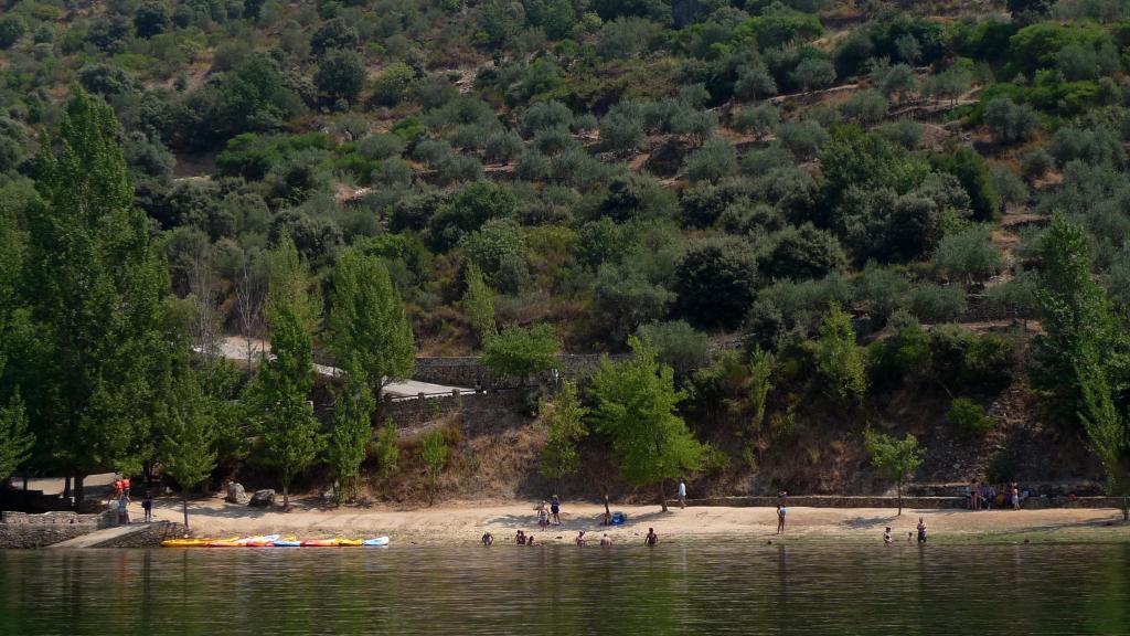 Playa del Rostro en Aldeadávila (Salamanca)