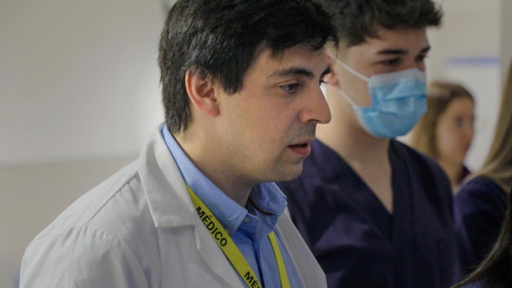 Guilherme Carvalho, neurólogo del Hospital Universitario de Salamanca