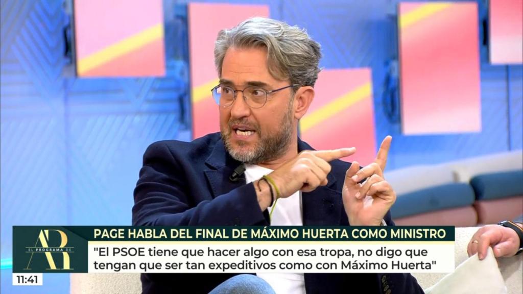 Máximo Huerta en 'El programa de Ana Rosa'.