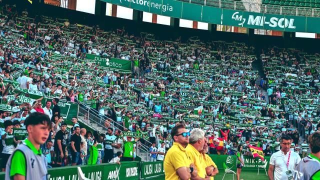 Las gradas del Martínez Valero repletas en un partido de la temporada.