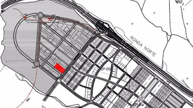Plano para la construcción de las viviendas. Foto: Ayuntamiento.