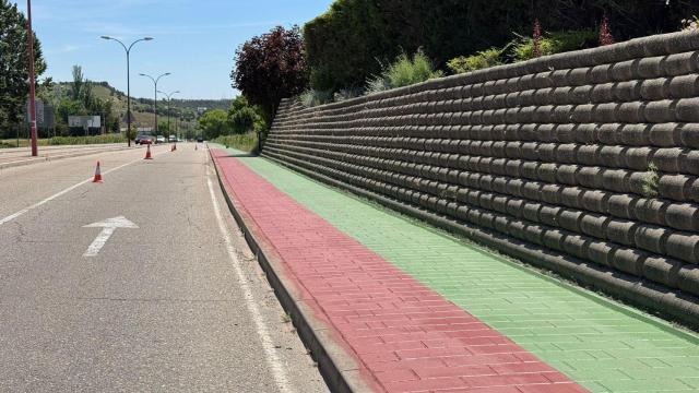 Carril bici en Zaratán
