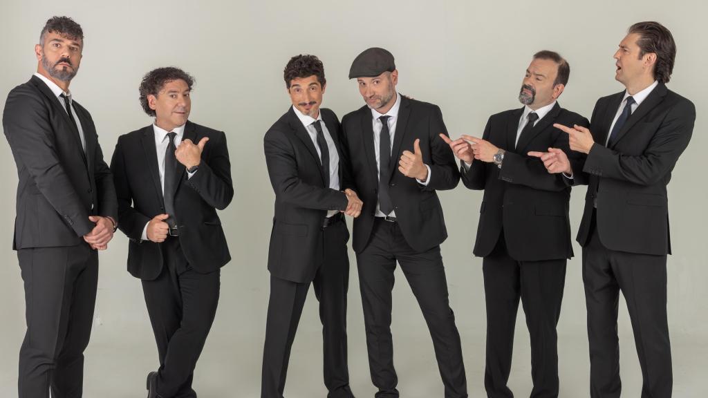 Los seis componentes de B Vocal.