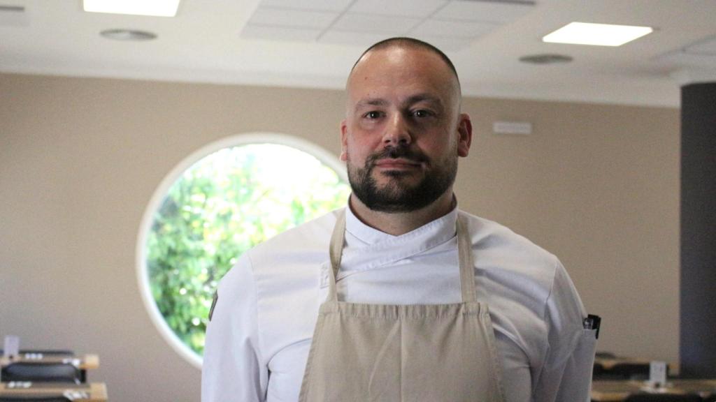 El cocinero David Sánchez de Casa Perucho.