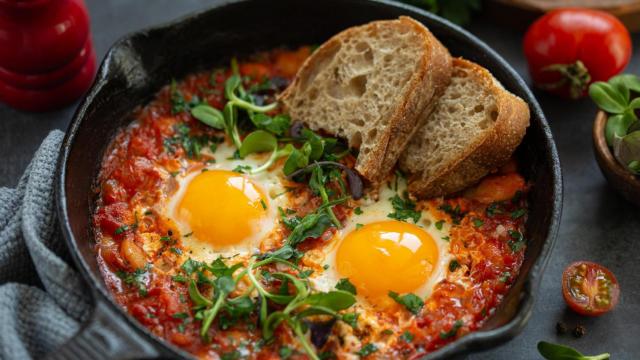 Una receta con dos huevos