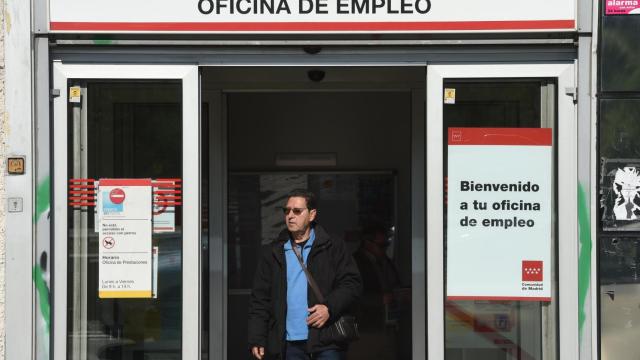 Una oficina de empleo en Madrid.