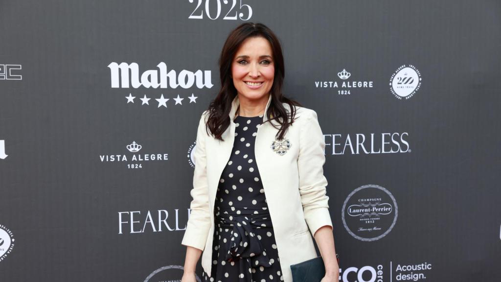 La vicepresidenta de EL ESPAÑOL posa antes de la entrega de galardones.