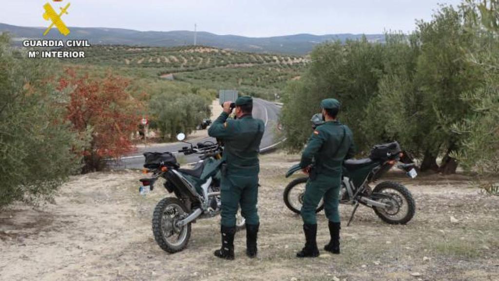Foto de archivo de la Guardia Civil en una zona rural de Sevilla.