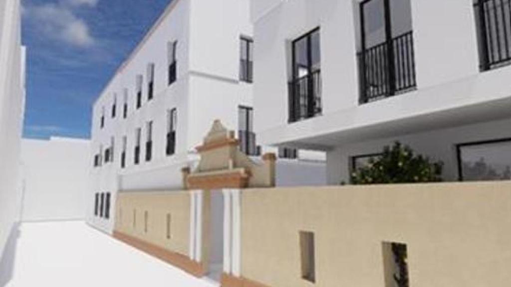 Todos los detalles de la gran transformación de un viejo garaje de Málaga en un hotel de 5 estrellas