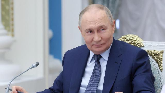 Vladímir Putin este martes en Moscú durante una reunión.