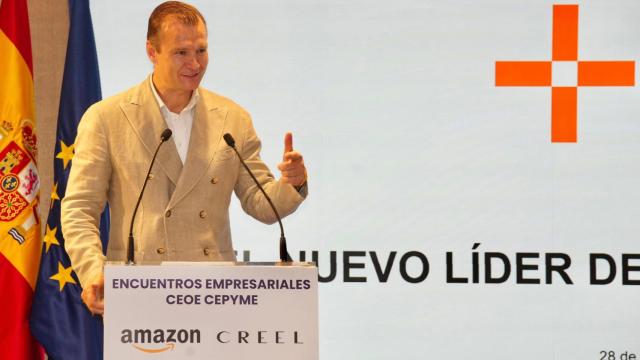 Meinrad Spenger, consejero delegado de Masorange, en el Encuentro Empresarial CEOE-Cepyme.