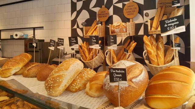 Diferentes panes de Granier en Zaragoza.