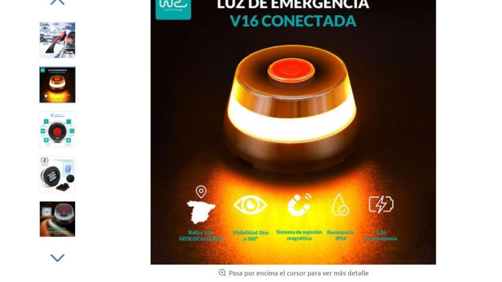 We Baliza V16 Dgt 3.0 Con Geolocalización.