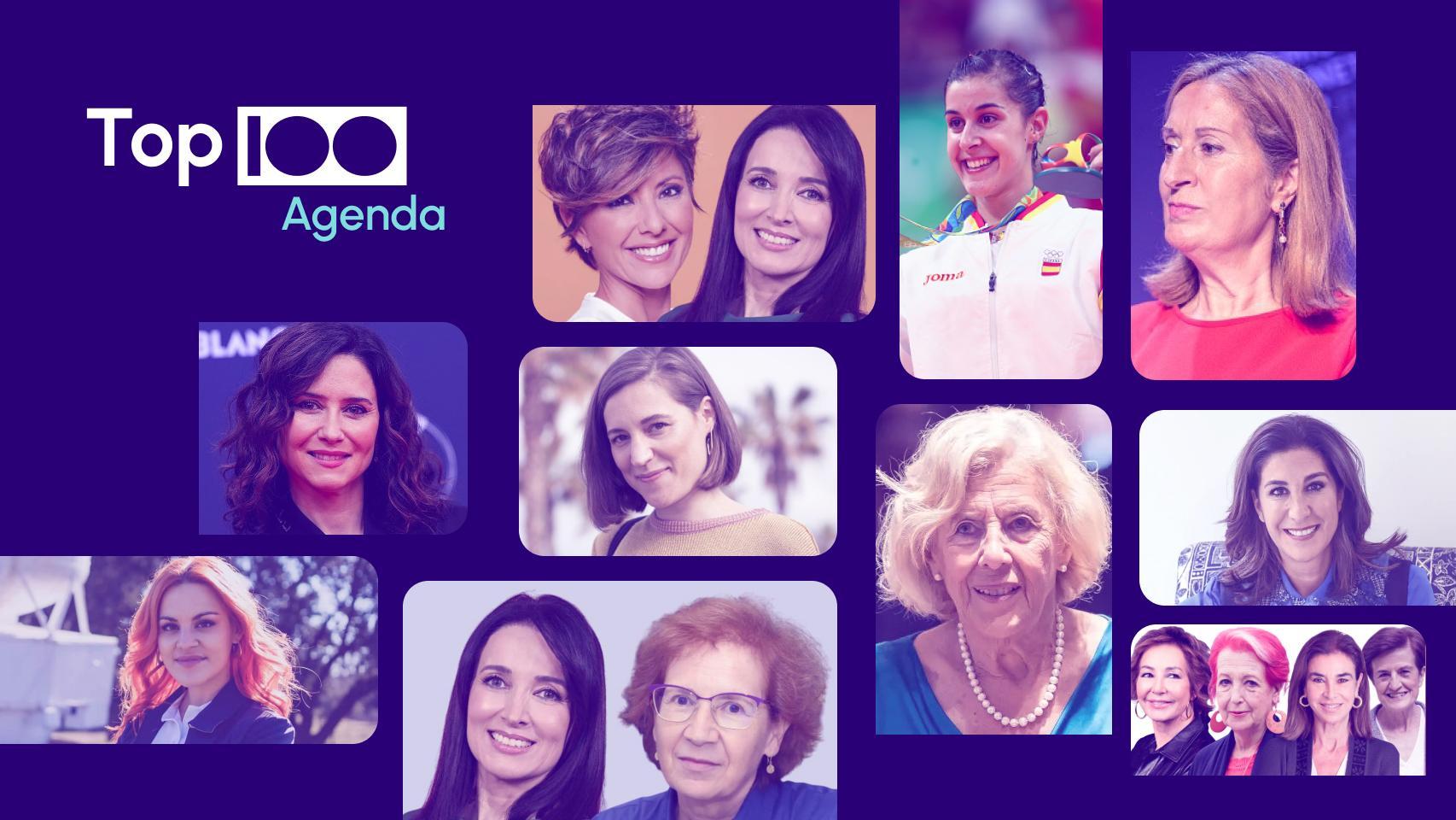 Montaje con las fotos de las 'Top 100' de esta semana