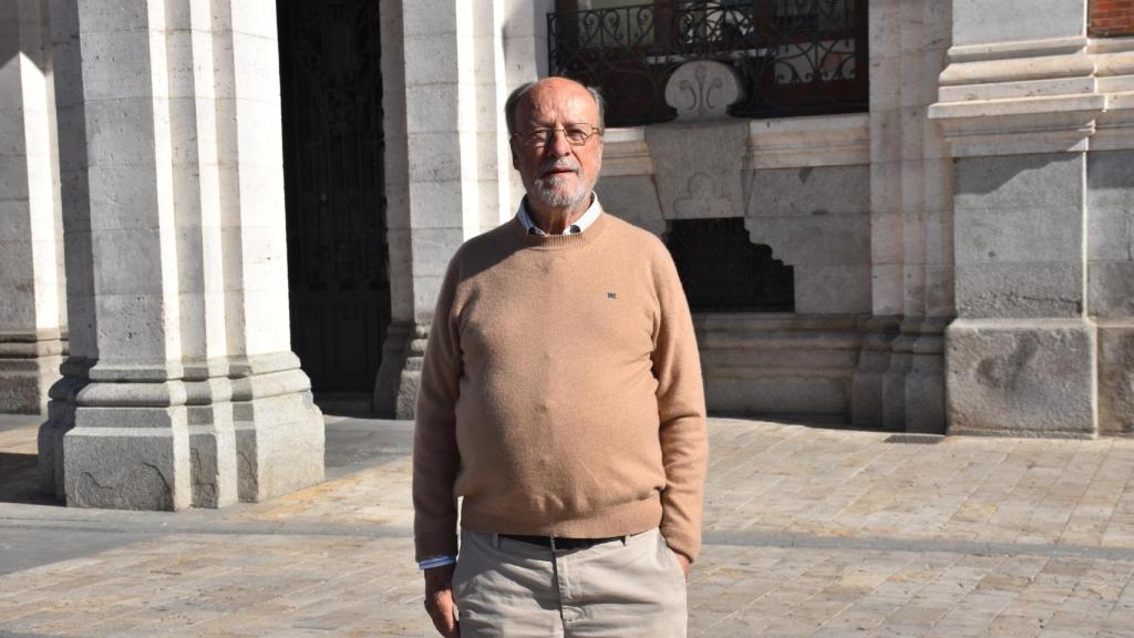 El exalcalde de Valladolid Javier León de la Riva, durante la entrevista con EL ESPAÑOL de Castilla y León