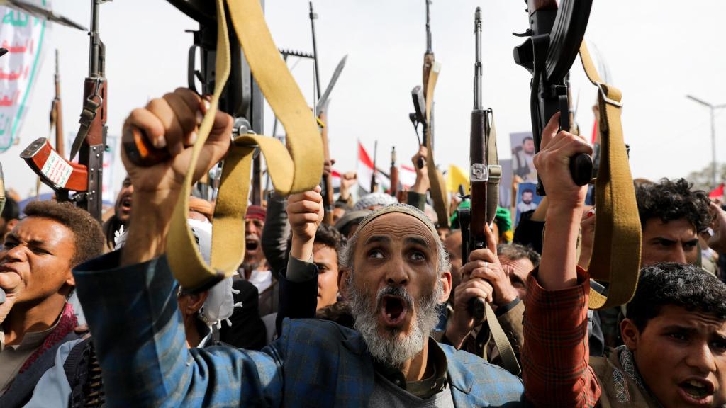 Manifestación en Yemen a favor de Palestina.