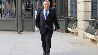 Santos Cerdán este miércoles a su llegada al Congreso.