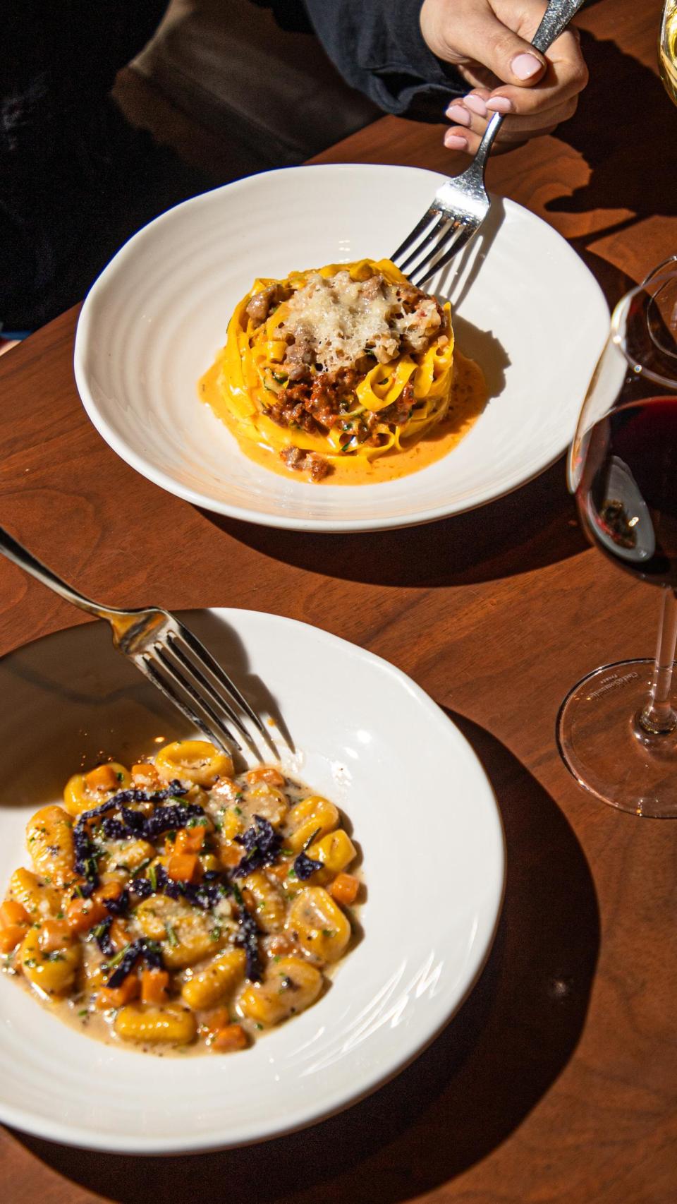 Pastas de Scarpetta.