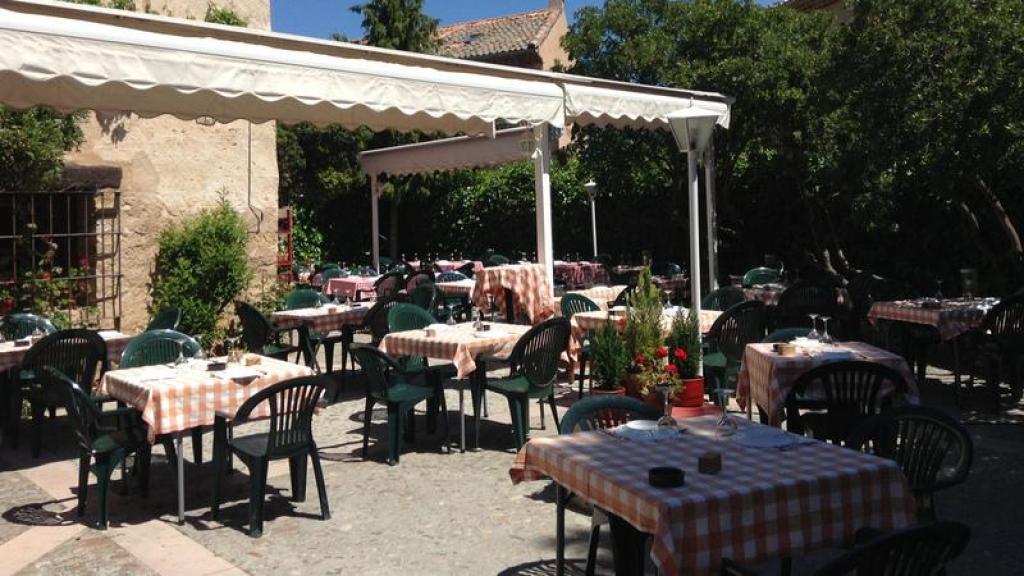 La terraza de El Corral de la Joaquina.