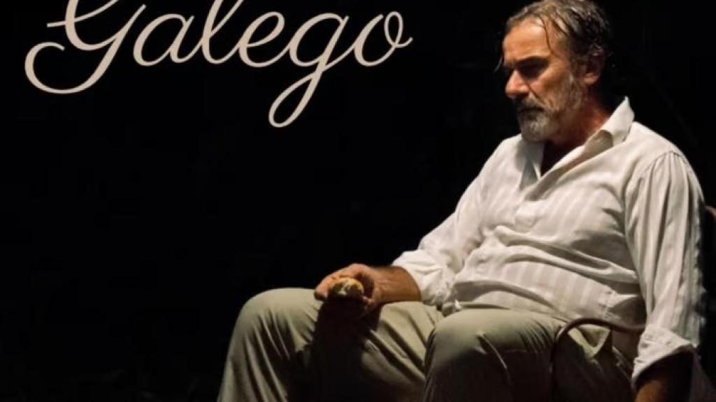 El actor Gabriel Fernández en su nuevo monólogo 'Galego'.