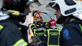 Bombero del Ayuntamiento de Madrid, en una foto de 2016.