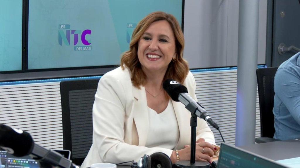 María José Catalá, durante la entrevista. À Punt.