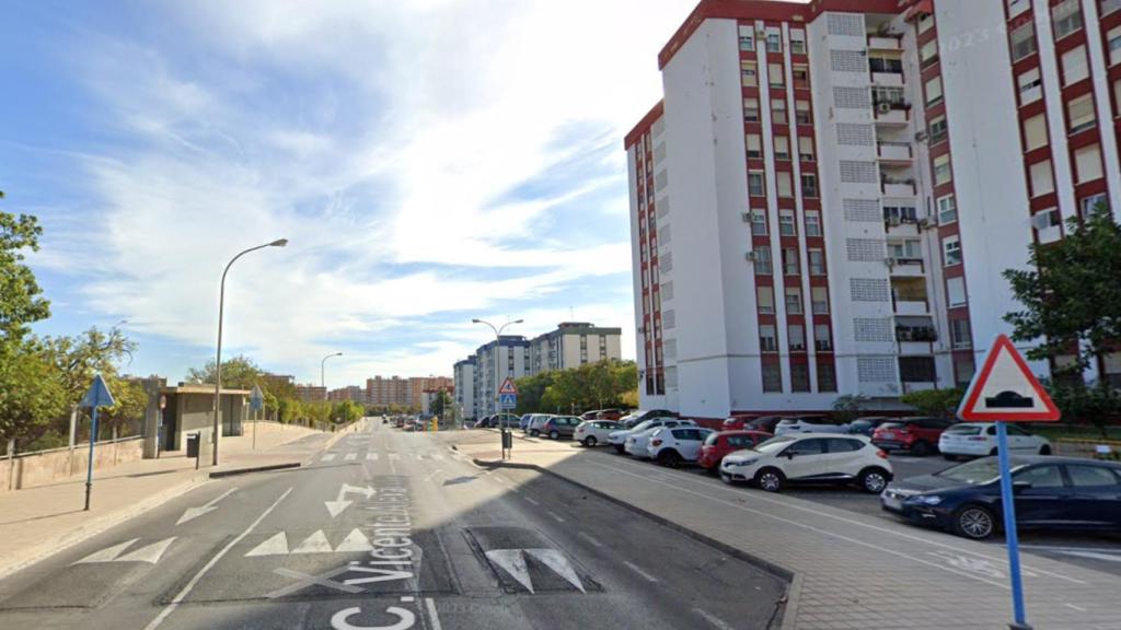 A la izquierda, Parque Lo Morant; a la derecha, Plaza del Mediterráneo