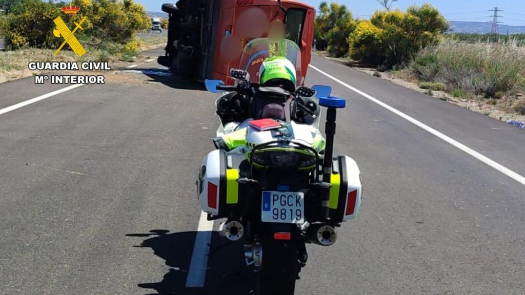 Accidente de tráfico de un autobús de trabajadores en Figueruelas