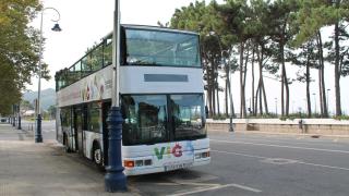 Bus Turístico de Vigo, en Samil