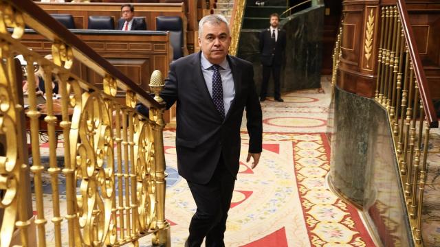 El secretario de Organización del PSOE, Santos Cerdán, este miércoles en el Congreso.