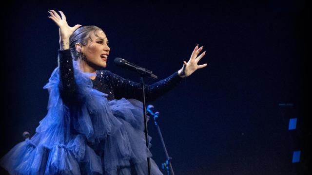 La andaluza Laura Gallego, durante una actuación.