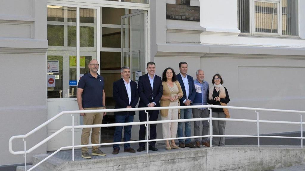 El IES Fernando Wirtz de A Coruña mejora su infraestructura con nuevas cubiertas y fachadas