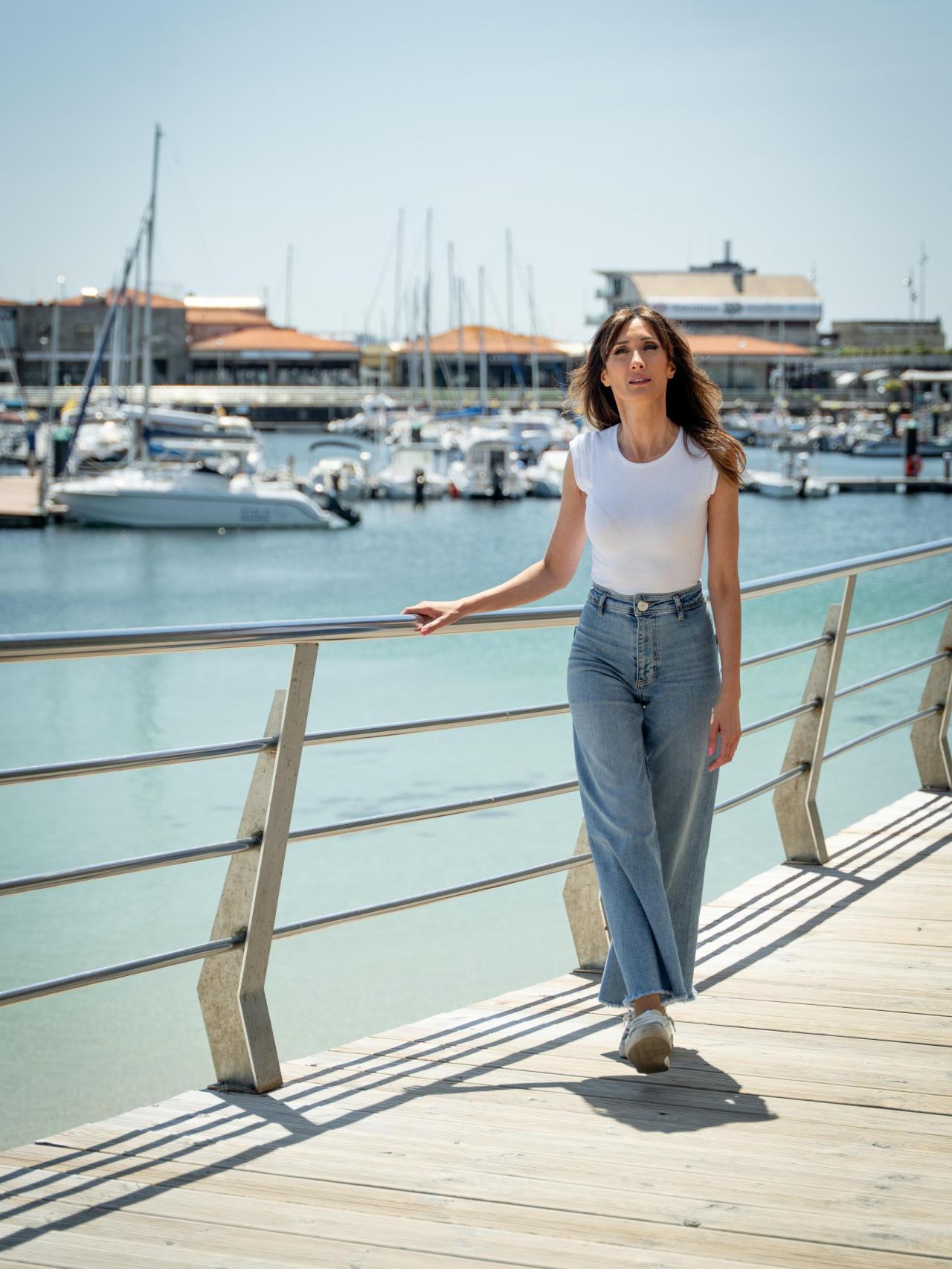 Cristina Maró, posando para la entrevista.