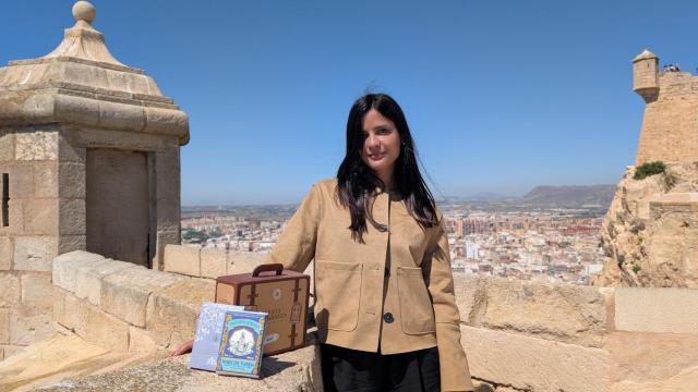 María Llorca, esta semana en el Castillo de Santa Bárbara de Alicante.