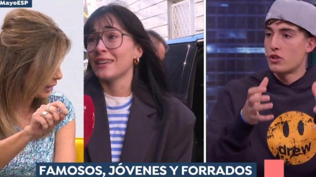 Gema López durante el programa