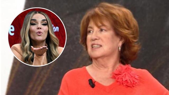 Rosa Villacastín y Melody, en un fotomontaje