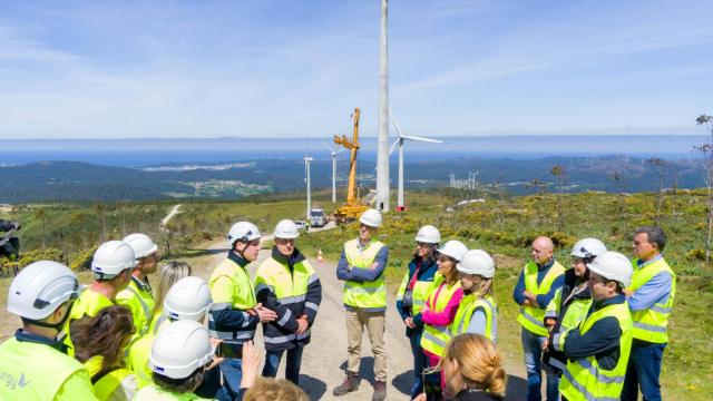 Instante de la visita.