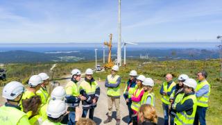 Instante de la visita.