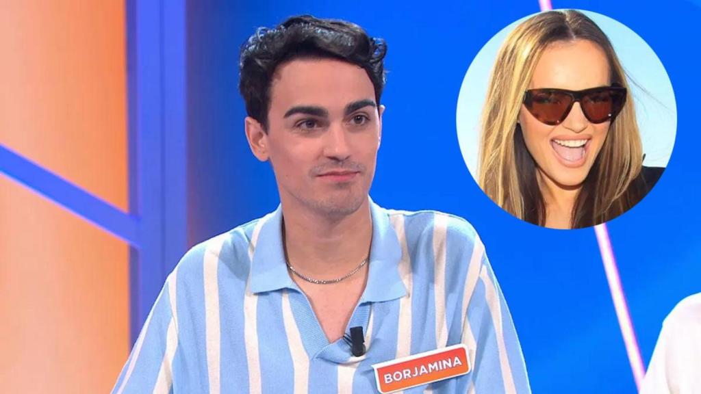 Borjamina  en 'Reacción en cadena' junto a una foto de Melody.