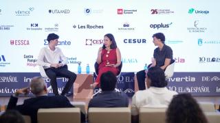 Vicente Mirasol, Alba Rosado y Nández.