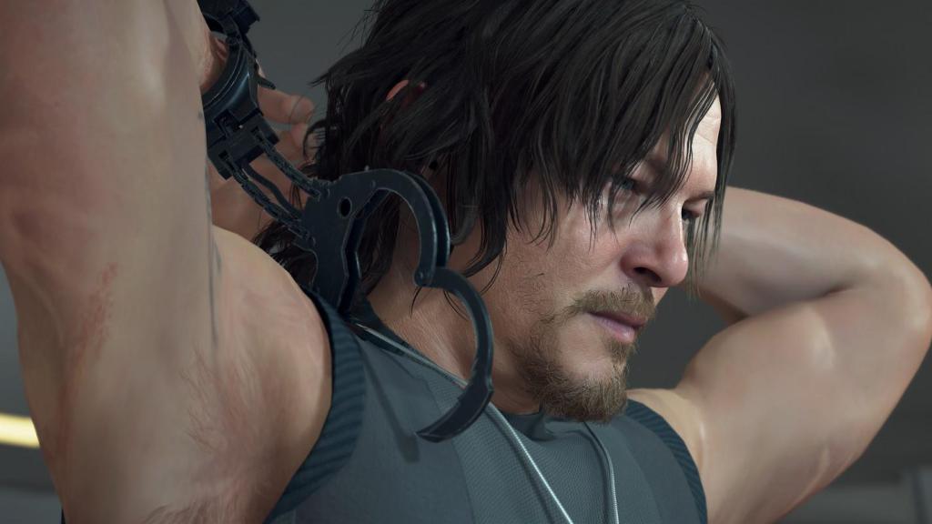 Norman Reedus en un fotograma de 'Death Stranding'.