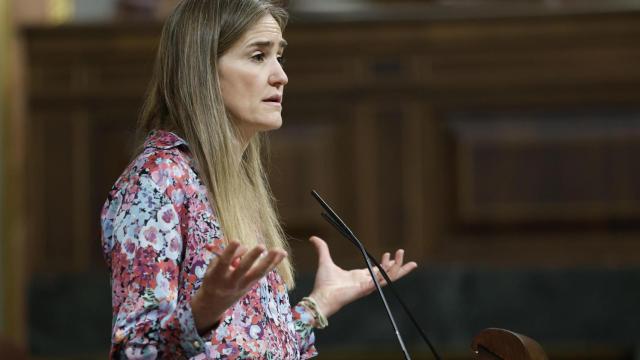 La ministra de Transición Ecológica, Sara Aagesen, este miércoles en la sesión del control al Gobierno en el Congreso de los Diputados.