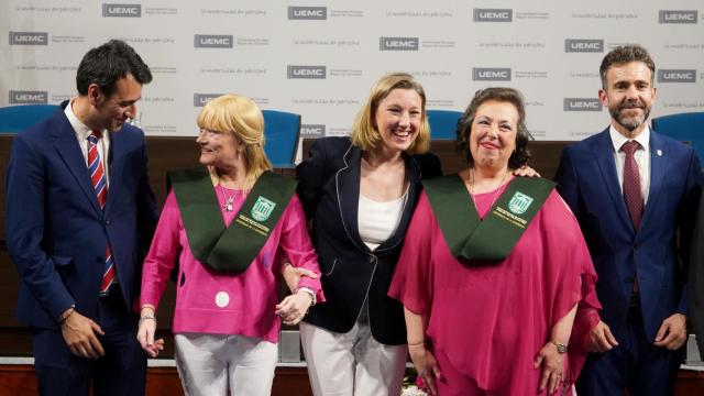 La vicepresidenta de la Junta de Castilla y León y consejera de Familia e Igualdad de Oportunidades, Isabel Blanco, preside la ceremonia de Graduación de los alumnos de la Universidad de la Experiencia de la UEMC.