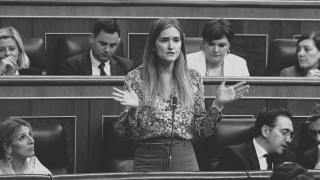 Sara Aagesen, este miércoles en el Congreso.